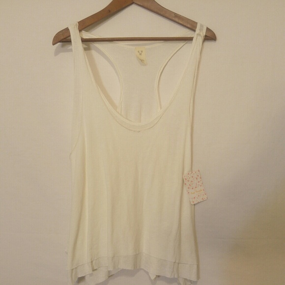 Free People Tops - Free People White Sleeveless Top